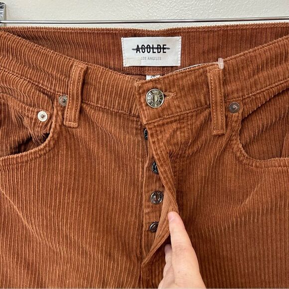 Agolde Riley Long Corduroy Size 26 - Picture 6 of 9